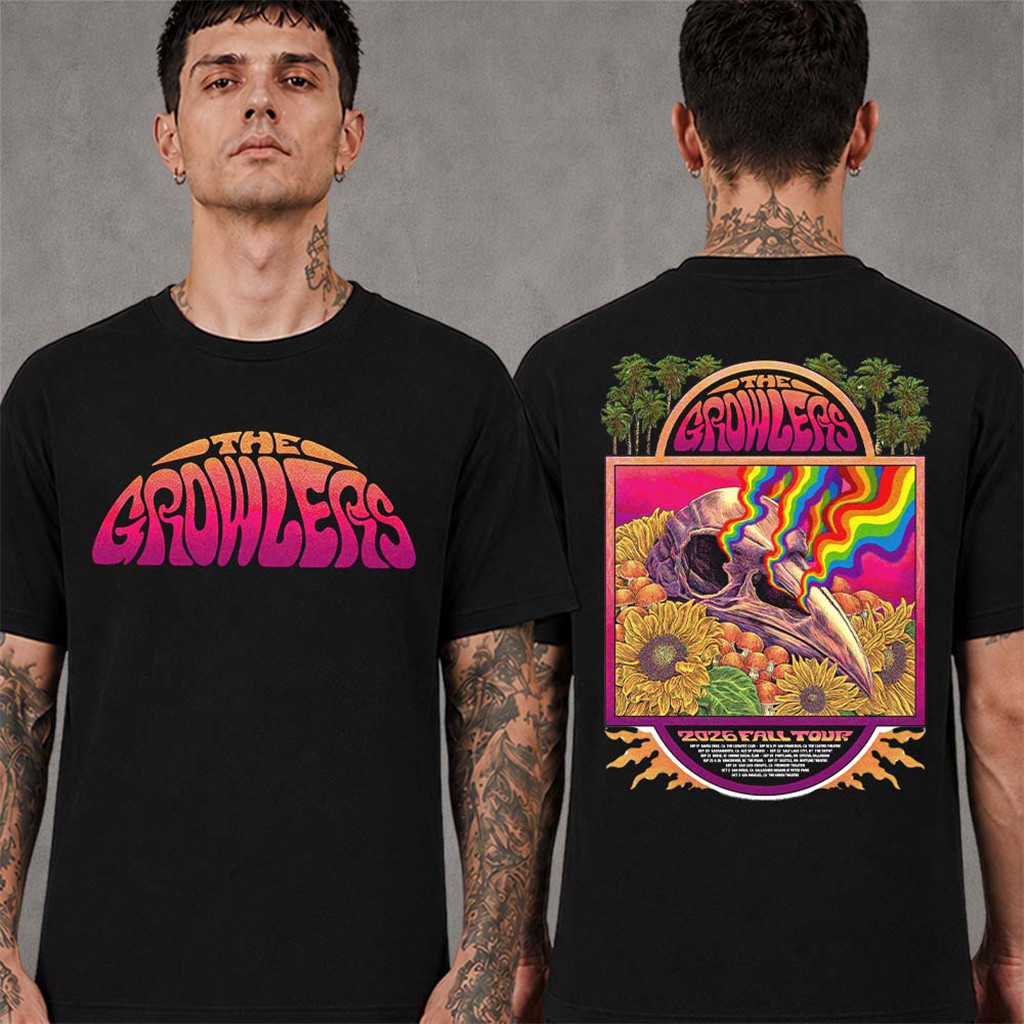 The Growlers 2026 Fall Tour North America Schedule Dates T-Shirt The Growlers Merch Him Gifts