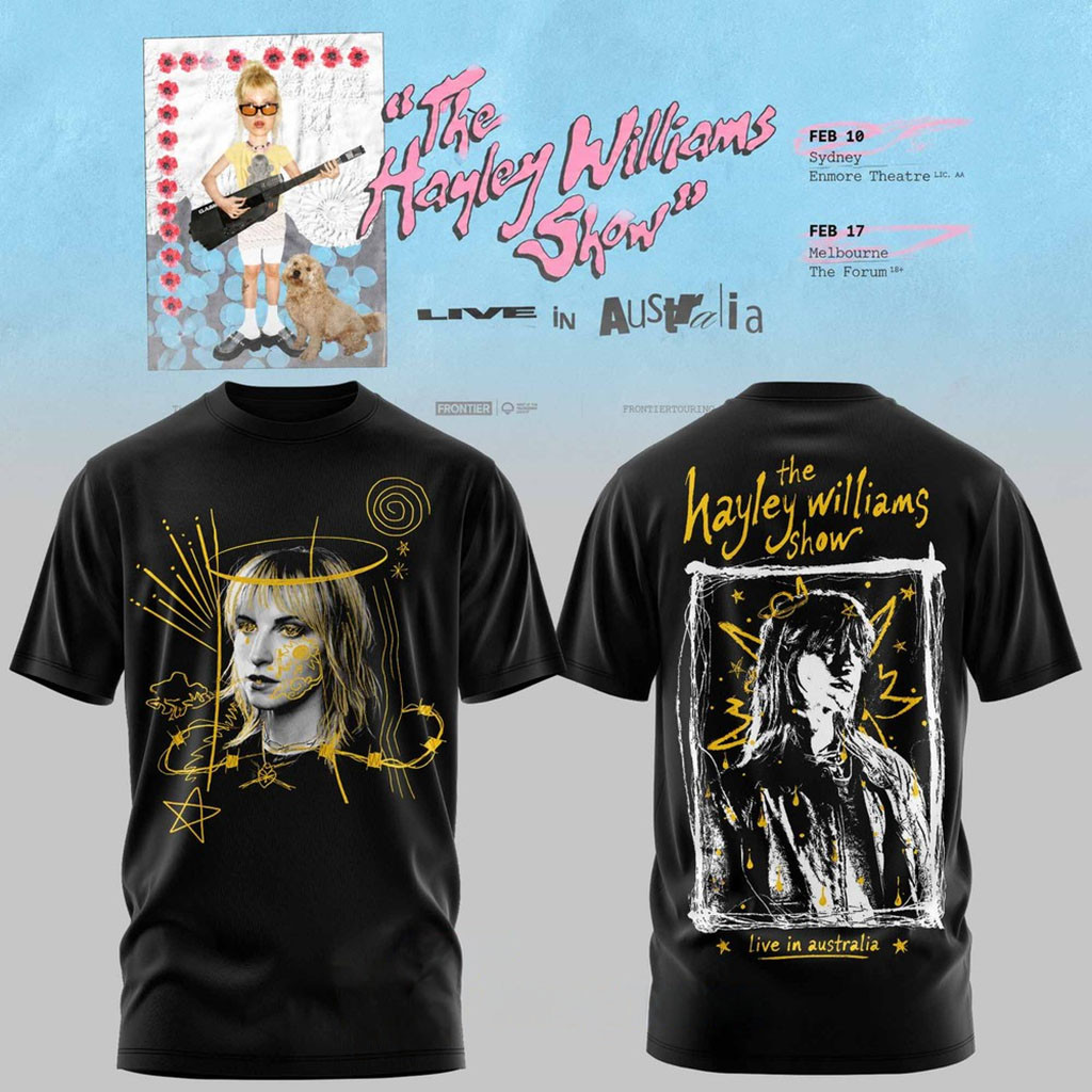 The Hayley Williams Show Live In Australia 2027 Shirt Hayley Williams Merch Gift For Music Fans