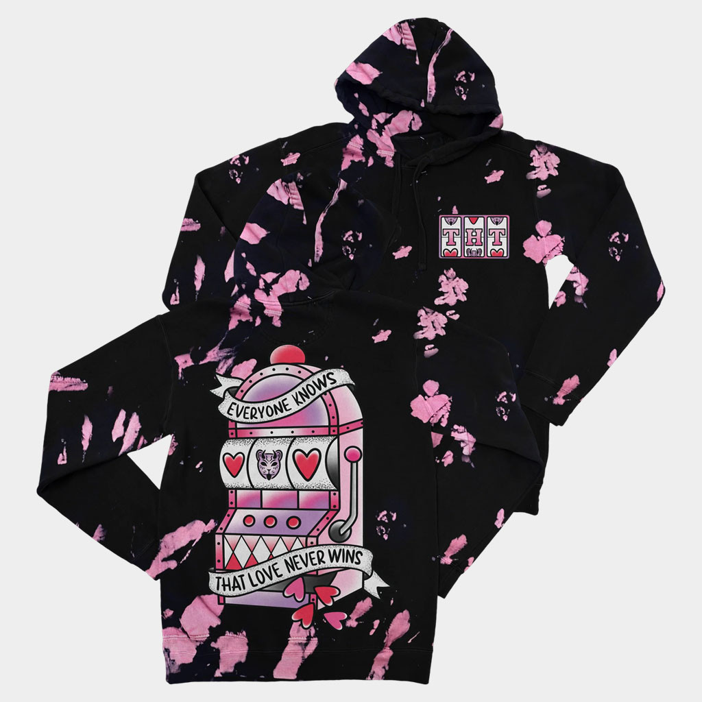 The Home Team Merch Slot Machine Tie Dye Hoodie THT Hoodie Gifts For Rock Band Fans