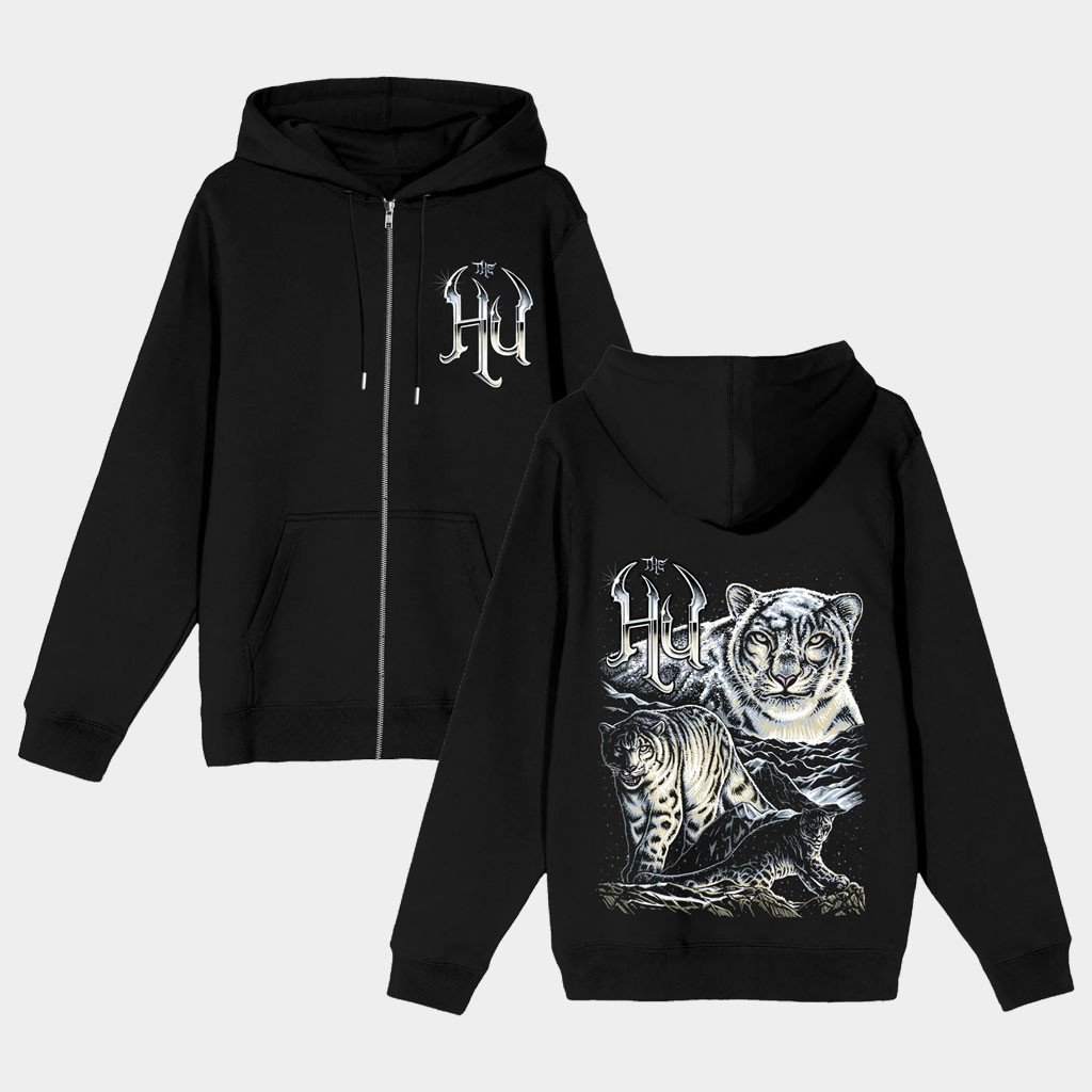 The Hu Merch 2026 Snow Leopard Zip Hoodie Best Gifts For Music Lovers