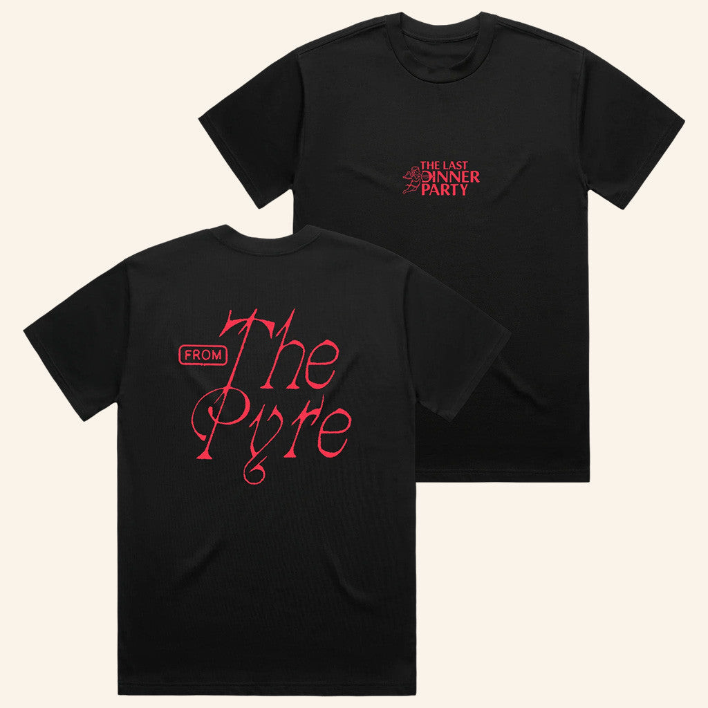 The Last Dinner Party Merch From The Pyre Black Logo T-Shirt Gifts For Dudes