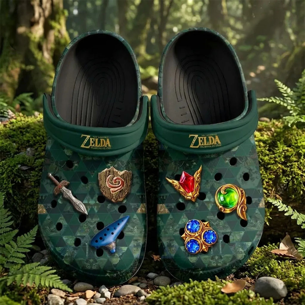 The Legend Of Zelda Ocarina Of Time Clogs The Legend Of Zelda Merch Gifts For Game Lovers