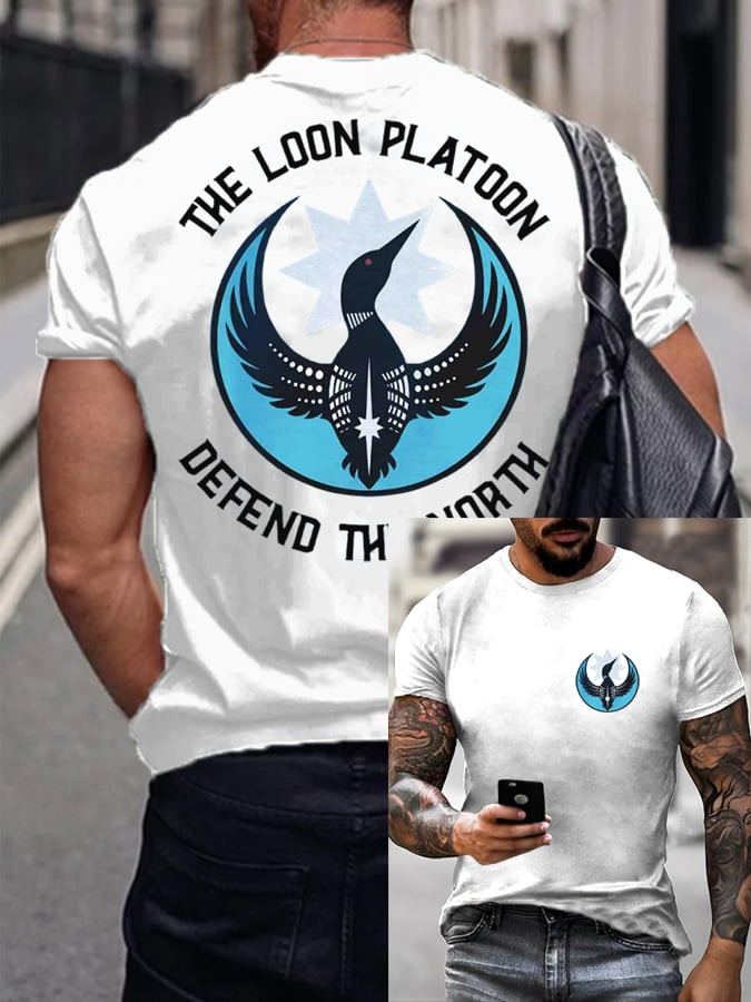 The Loon Platoon MN Defend the North T-Shirt Minnesota Rebel Alliance Shirt F ICE Merch