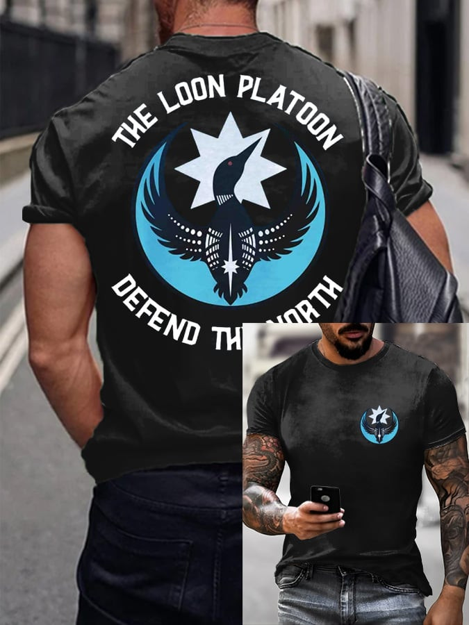 The Loon Platoon MN Defend the North T-Shirt Minnesota Rebel Alliance Shirt F ICE Merch - Image 2