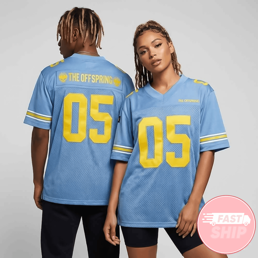 The Offspring Supercharged Worldwide Tour 2026 Pretty Fly Football Jersey Gifts For Friends