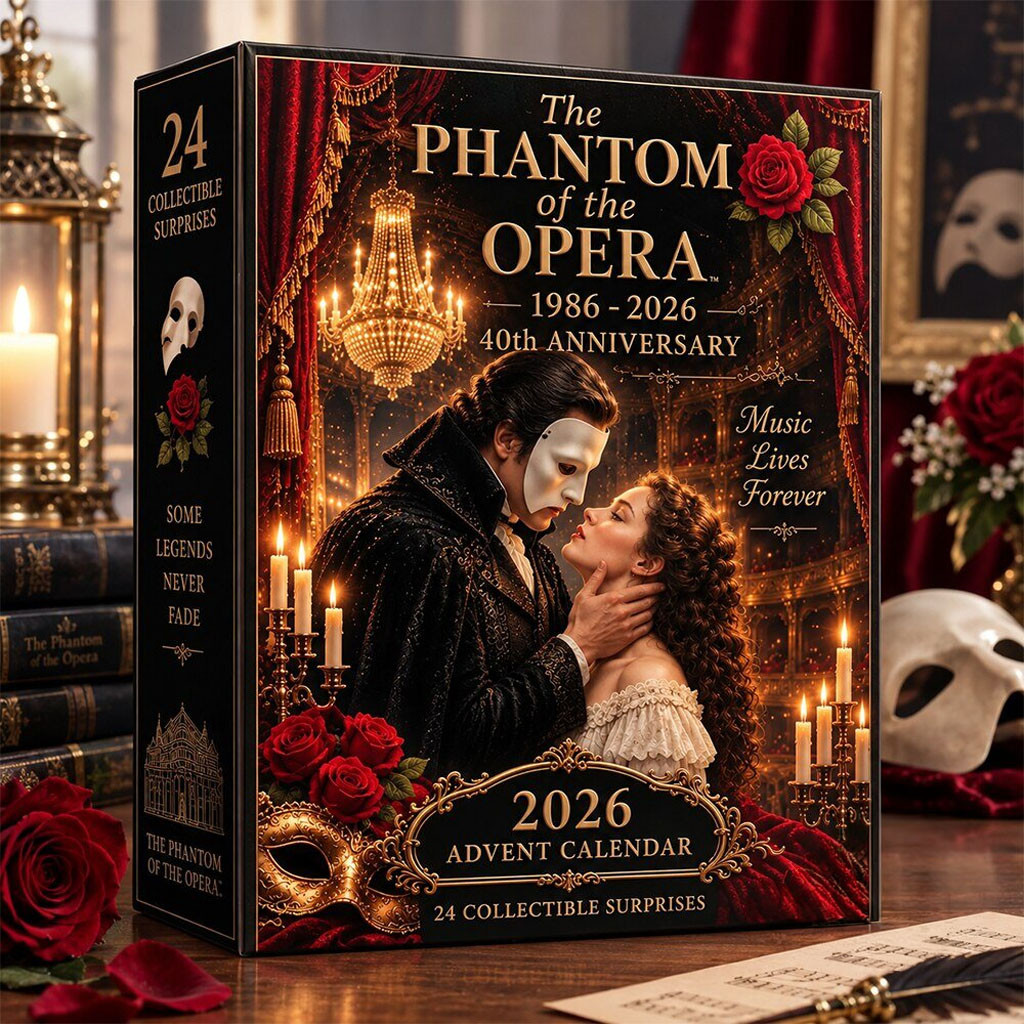 The Phantom Of The Opera Merch 40Th Anniversary 2026 Advent Calendar Christmas Tree Ornaments