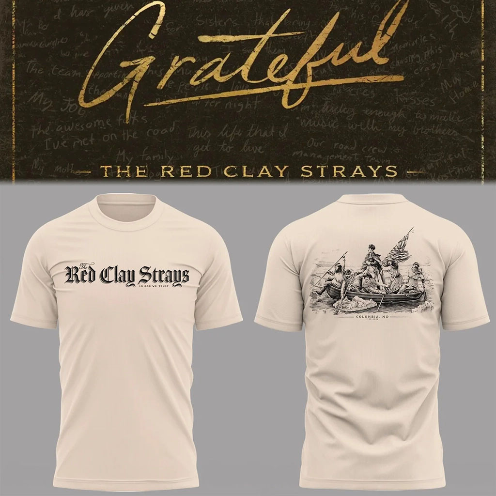 The Red Clay Strays Merch 2026 The Grateful Tour Shirt Cool Gifts For Music Lovers