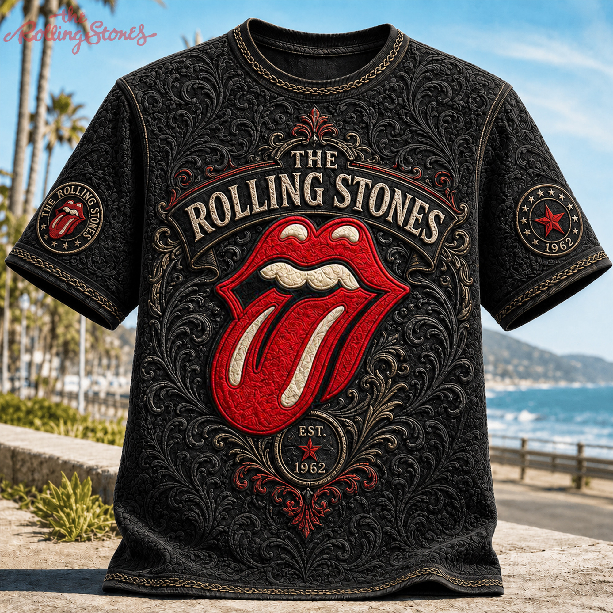 The Rolling Stones Merch 2026 Tongue T-Shirt Present For Rock Band Fans