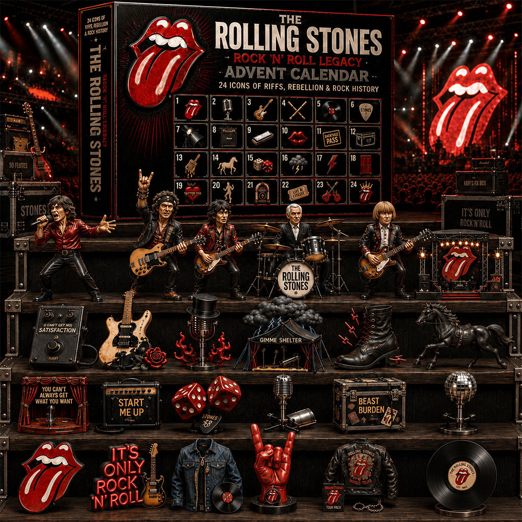 The Rolling Stones Rock N Roll Legacy Advent Calendar The Rolling Stones Merch 2026 Fan Gifts