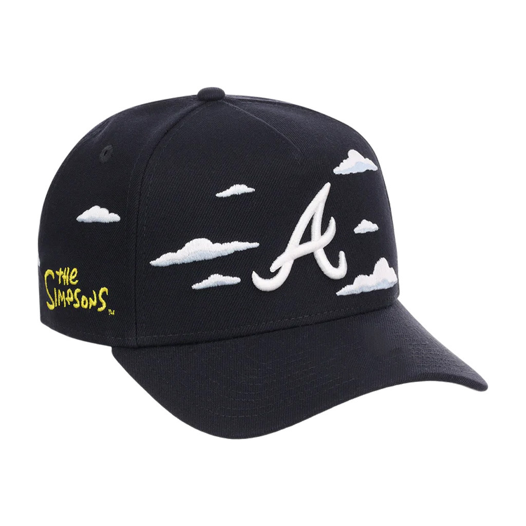 The Simpsons x Merch Atlanta Braves Simpsons Clouds Hat Lids Simpsons Collections - Image 2