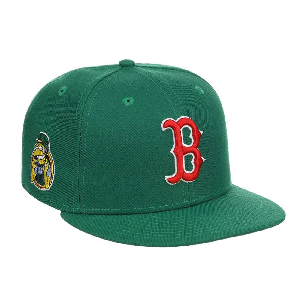 The Simpsons x Merch Boston Red Sox Simpsons Snapback Hat Embroidered Mo Cap - Image 2