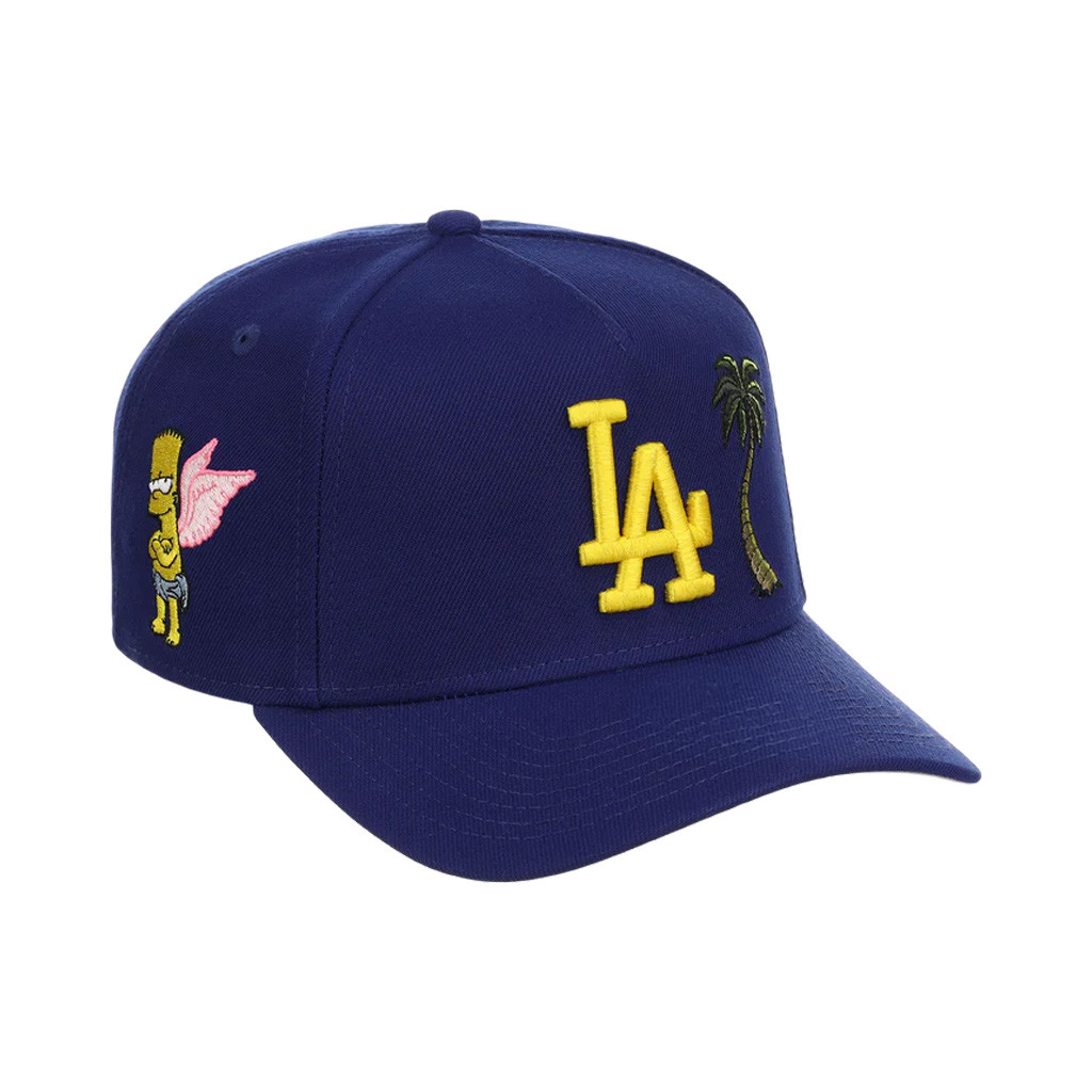 The Simpsons x Merch LA Dodgers Simpsons Hat Embroidered Palm Dodgers Hat Fan Gifts