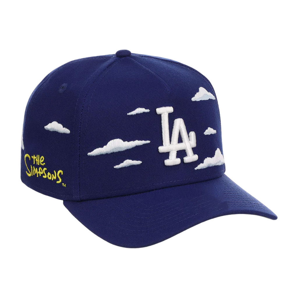 The Simpsons x Merch Los Angeles Dodgers Simpsons Clouds Hat Embroidered Dodgers Hat