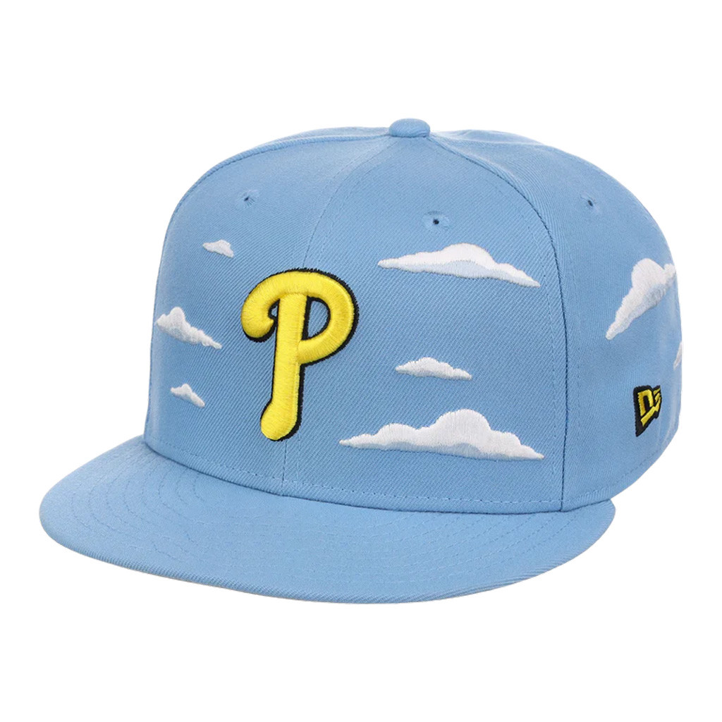 The Simpsons x Merch Philadelphia Phillies Simpsons Clouds Snapback Hat Embroidered - Image 2