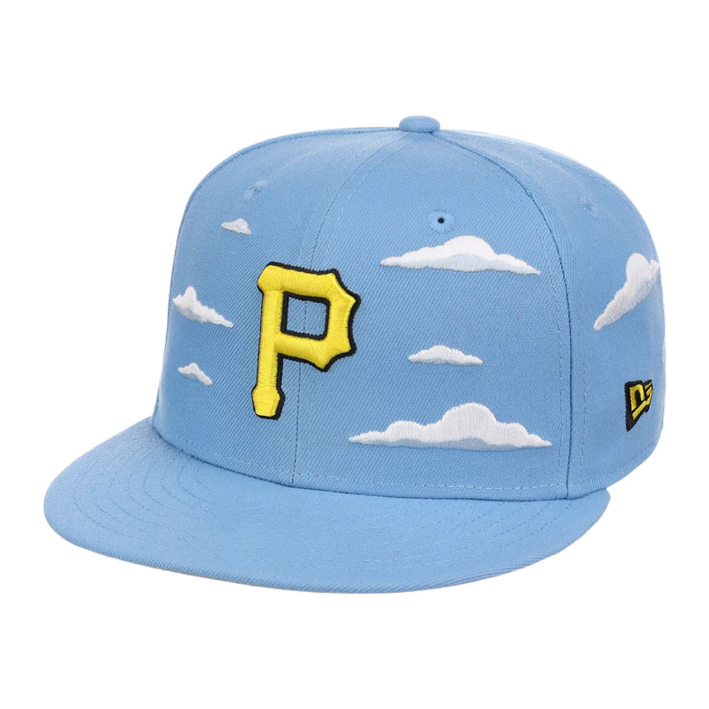 The Simpsons x Merch Pittsburgh Pirates Simpsons Clouds Snapback Hat Embroidered - Image 2