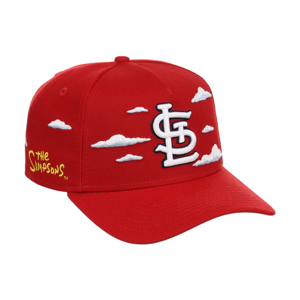 The Simpsons x Merch St Louis Cardinals Simpsons Clouds Hat Embroidered Cardinals Hat - Image 2