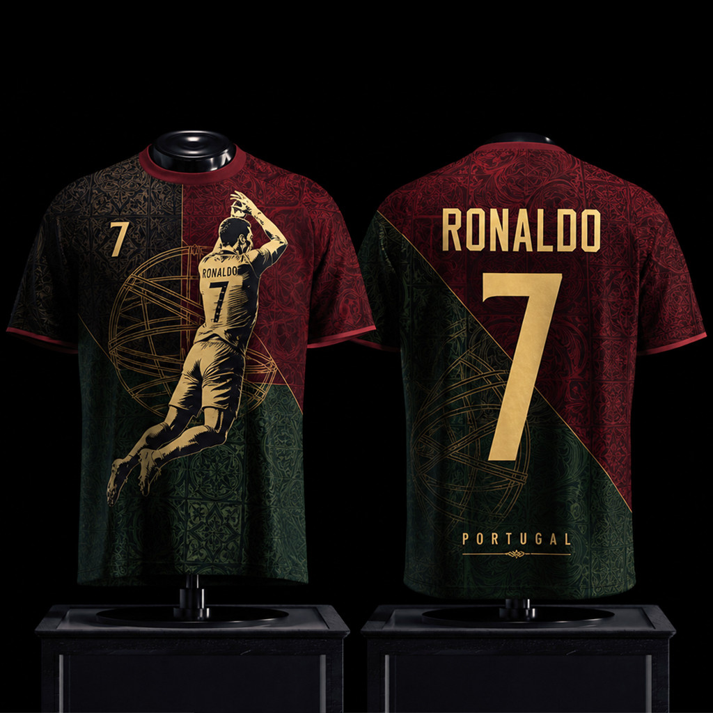 The Siu Cristiano Ronaldo Portugal Heritage Jersey 2026 World Cup Ronaldo Merch Fan Gifts