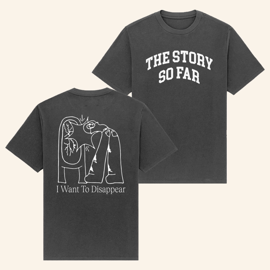 The Story So Far Merch Doodle Cover T-Shirt I Want To Disappear Shirt Gifts For Pop Band Fans