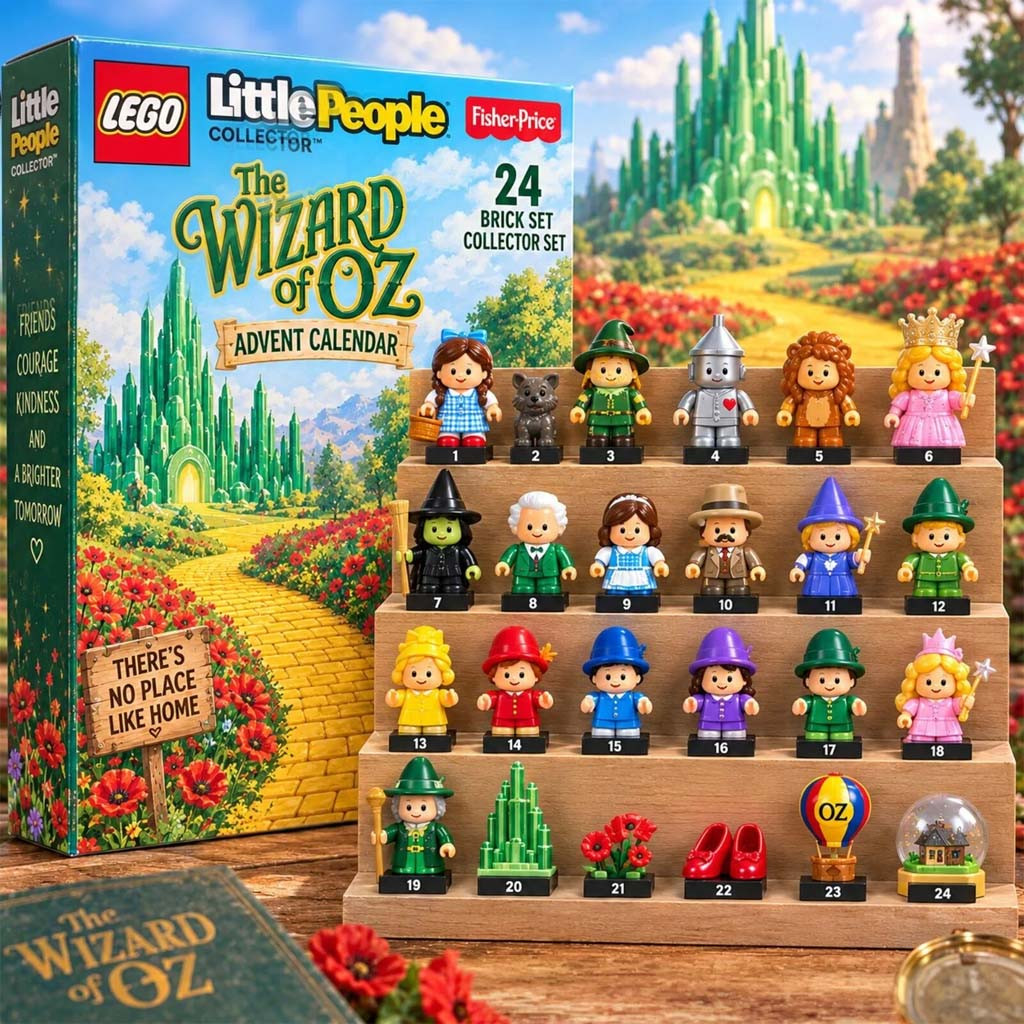 The Wizard of Oz Christmas Advent Calendar Xmas Tree Ornaments Wizard of Oz Merch Xmas Gifts
