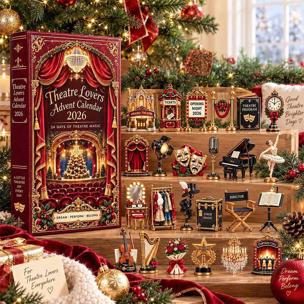 Theatre Phantom Of Opera Advent Calendar Christmas Ornaments 2026 Gift For Theatre Lovers