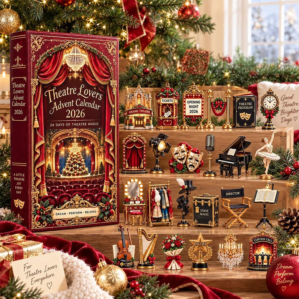 Theatre Phantom Of Opera Advent Calendar Christmas Ornaments 2026 Gift For Theatre Lovers