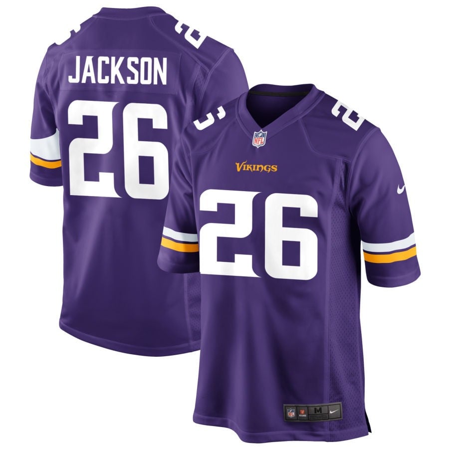 Theo Jackson Minnesota Vikings 2025 Game Jersey - Purple