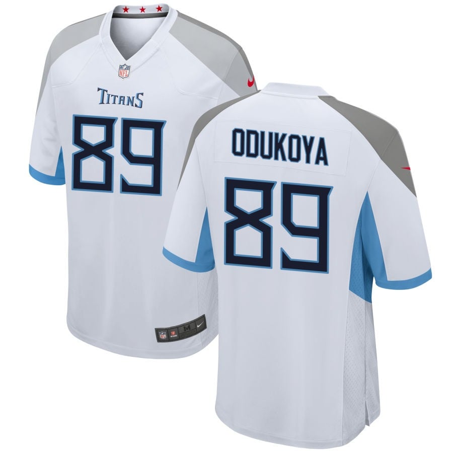 Thomas Odukoya Tennessee Titans 2025 Game Jersey - White