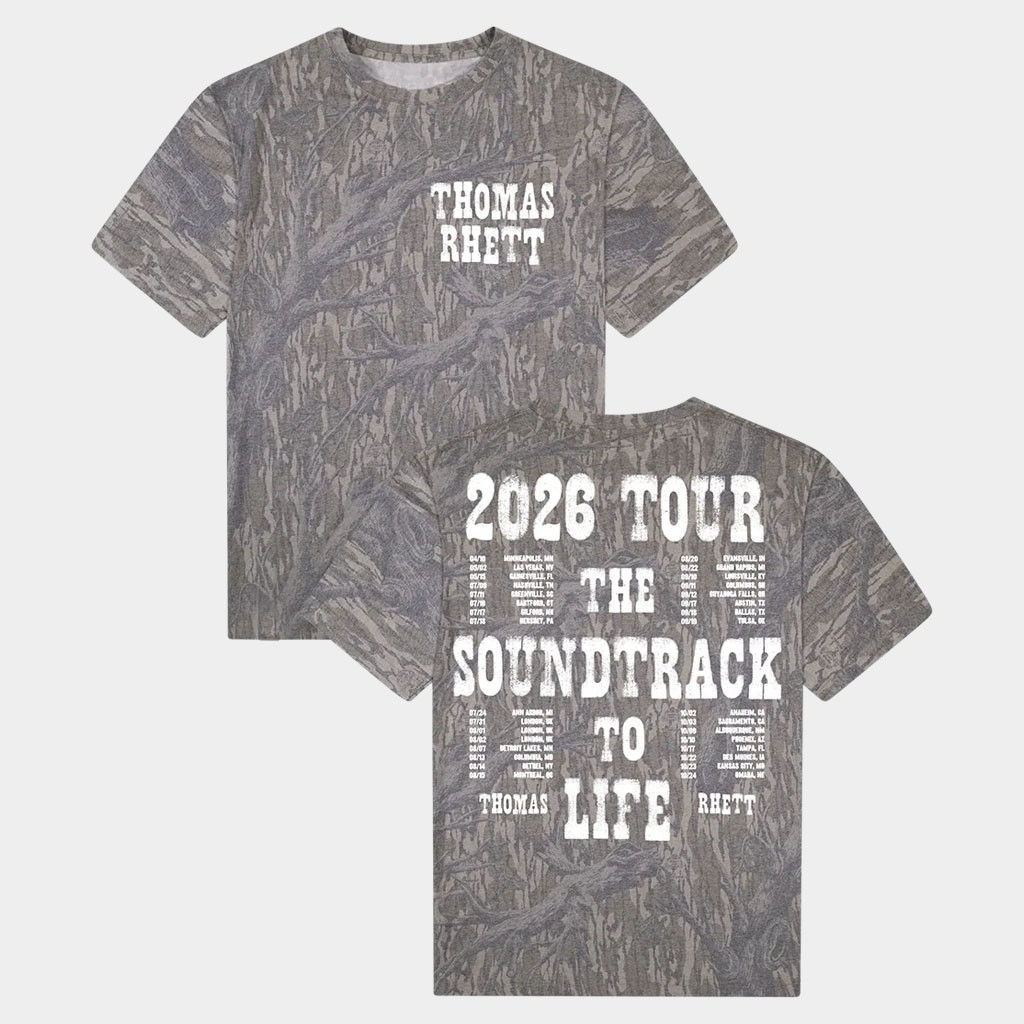 Thomas Rhett Merch 2026 Soundtrack to Life Mossy Oak T-Shirt Gift For Fathers
