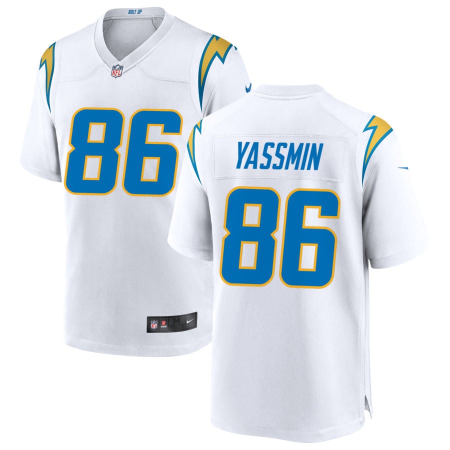 Thomas Yassmin Los Angeles Chargers 2025 Game Jersey - White