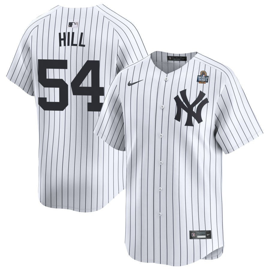 Tim Hill New York Yankees 2025 World Series Home Limited Baseball Jersey ï¿½ï¿½ï¿½ White