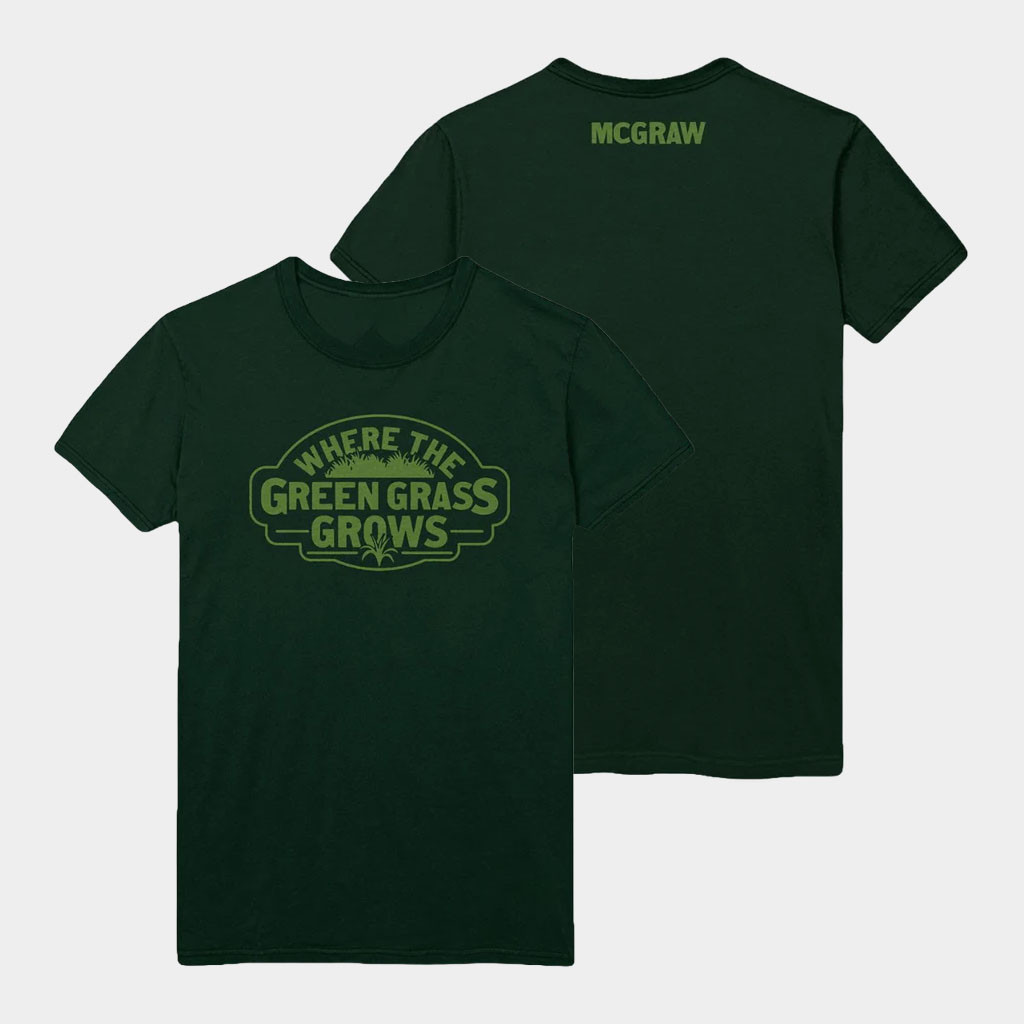 Tim McGraw Merch 2026 Vintage McGraw Green Grass T-Shirt Cool Gifts For Music Lovers