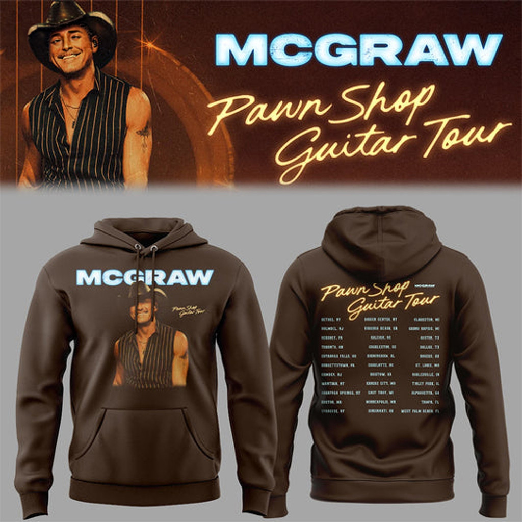 Tim McGraw Pawn Shop Guitar Tour 2026 At Bethel NY Hoodie Tim McGraw Merch Gift For Fans