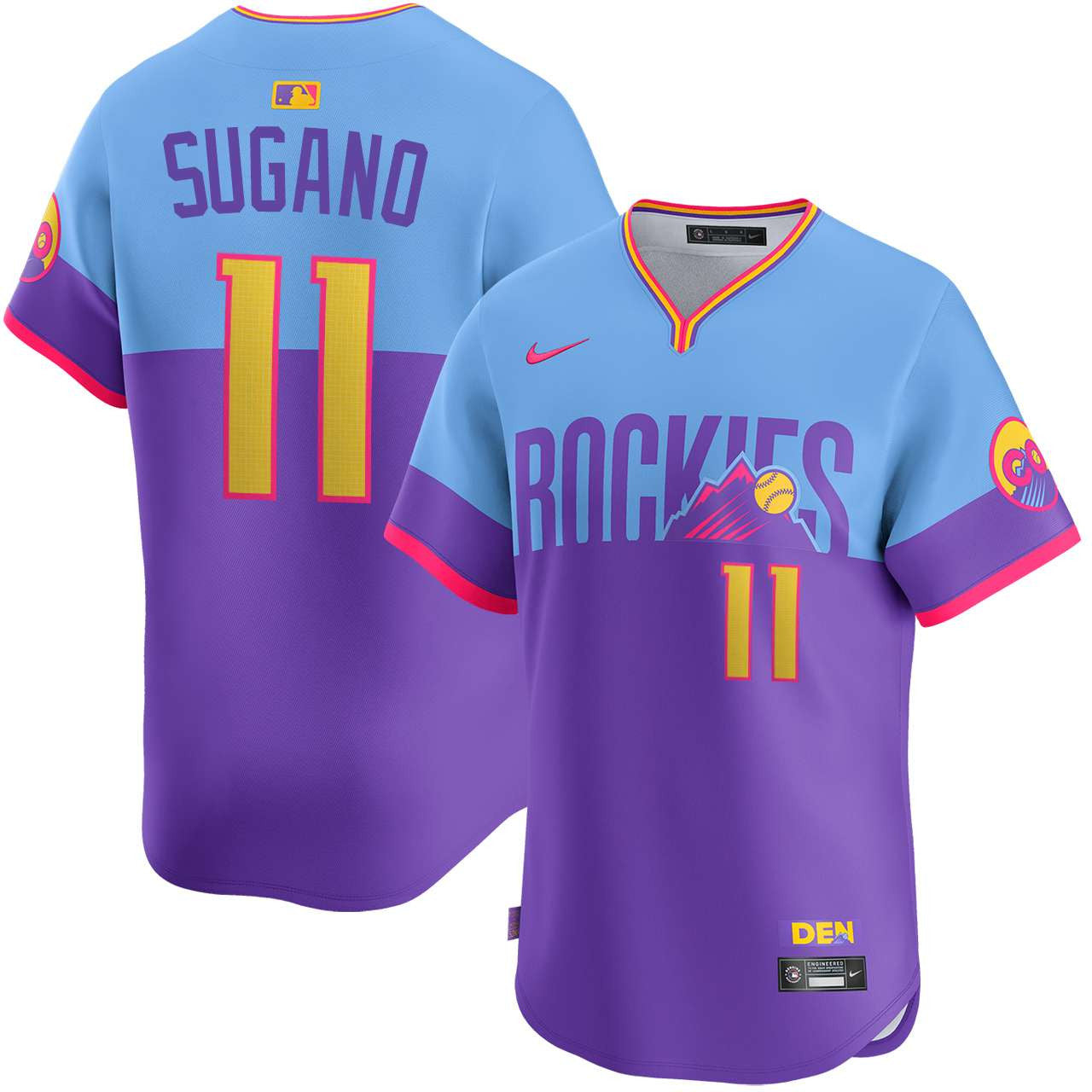 Tomoyuki Sugano Colorado Rockies City Connect Limited Jersey - Purple