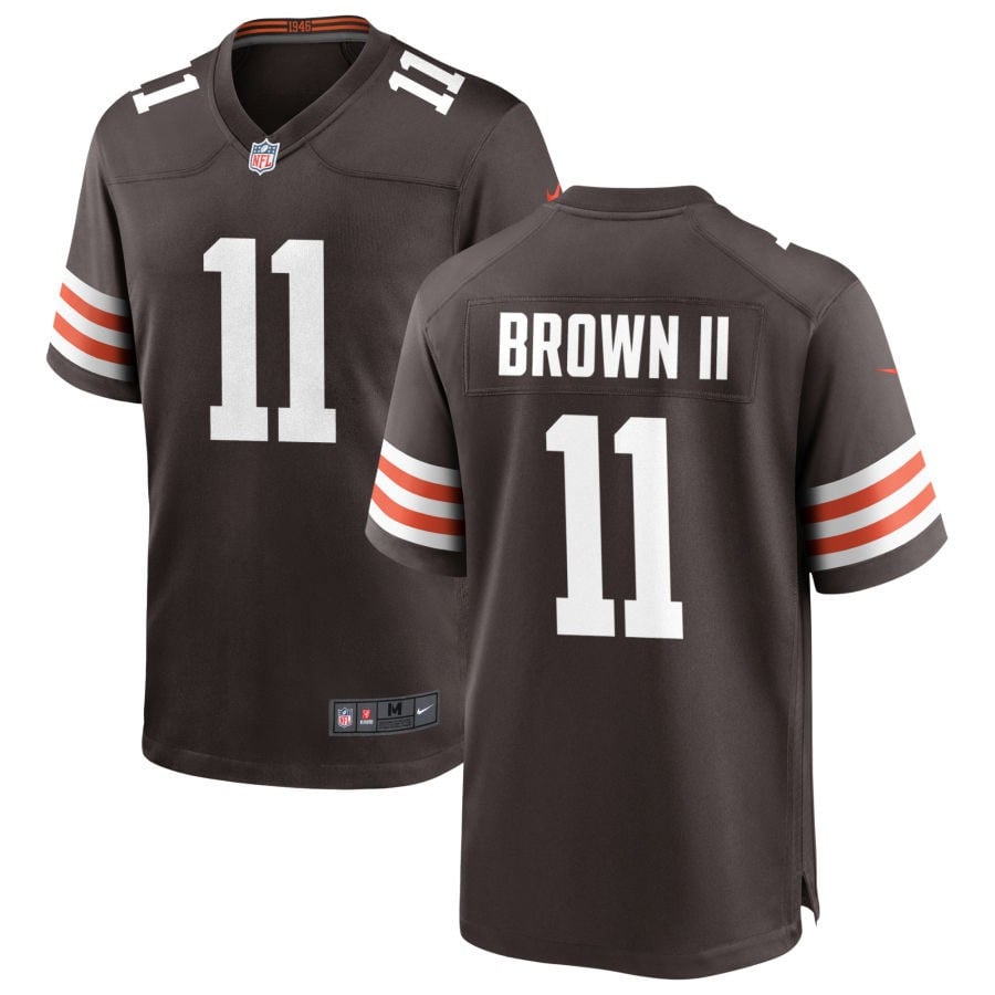 Tony Brown II Cleveland Browns 2025 Game Jersey - Brown