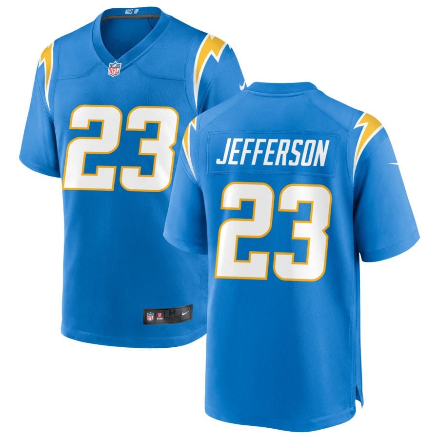 Tony Jefferson Los Angeles Chargers 2025 Game Jersey - Powder Blue