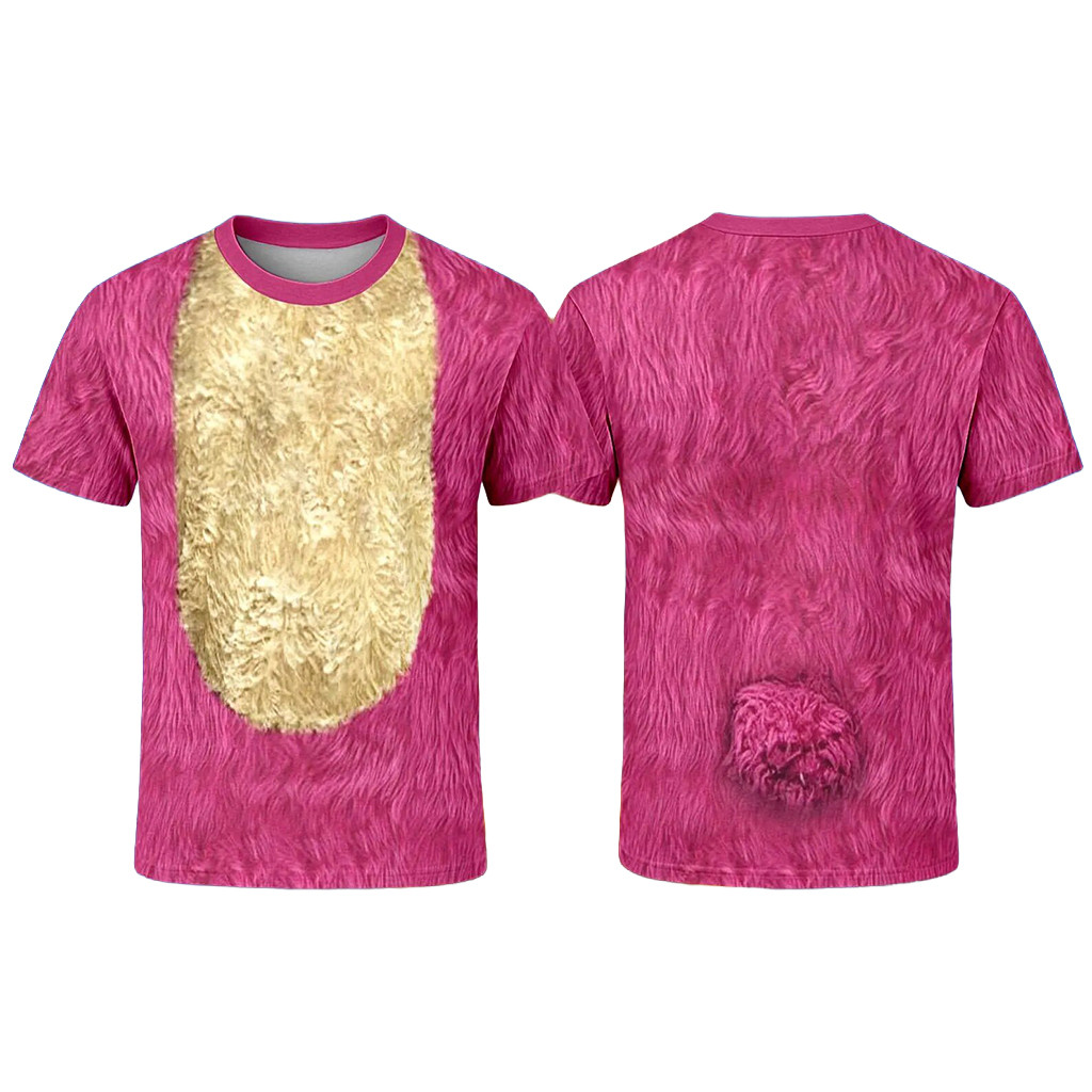 Toy Story Lotso Bear Pink Bear Costume Cosplay T-Shirt Toy Story Merch Gift For Daughters