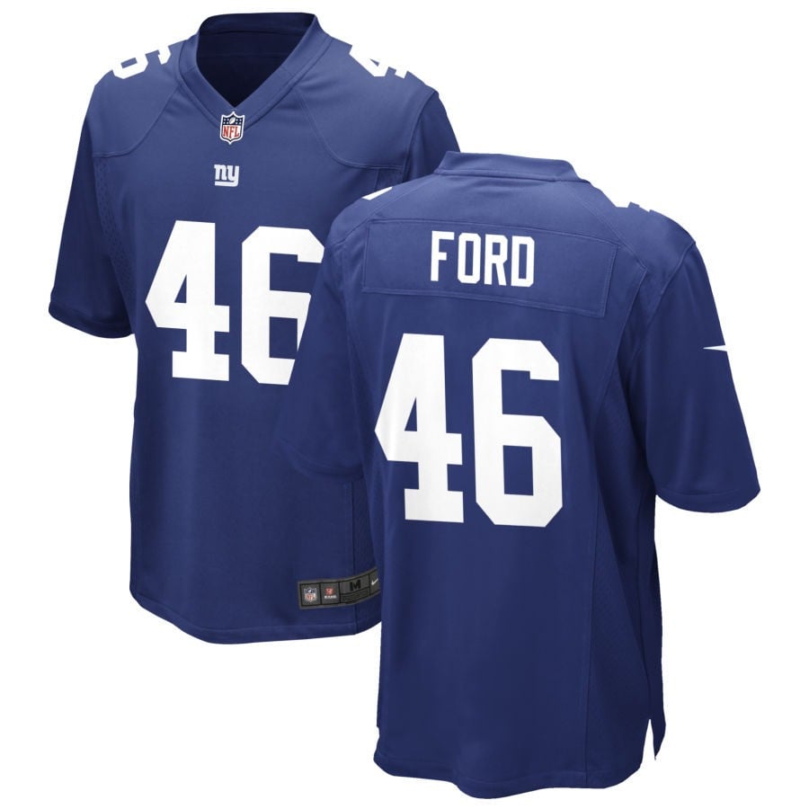 Trace Ford New York Giants 2025 Game Jersey - Royal