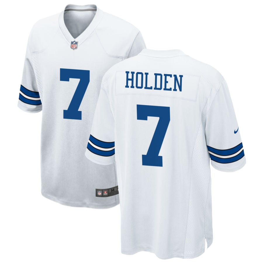 Traeshon Holden Dallas Cowboys 2025 Game Jersey - White