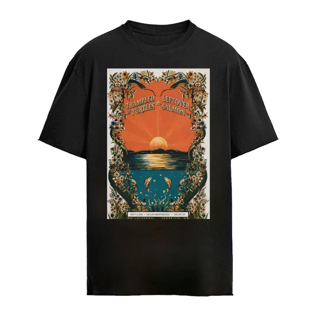 Trampled By Turtles And Leftover Salmon Dillon Amphitheater in Dillon CO Aug 7-8 2026 Poster Shirt