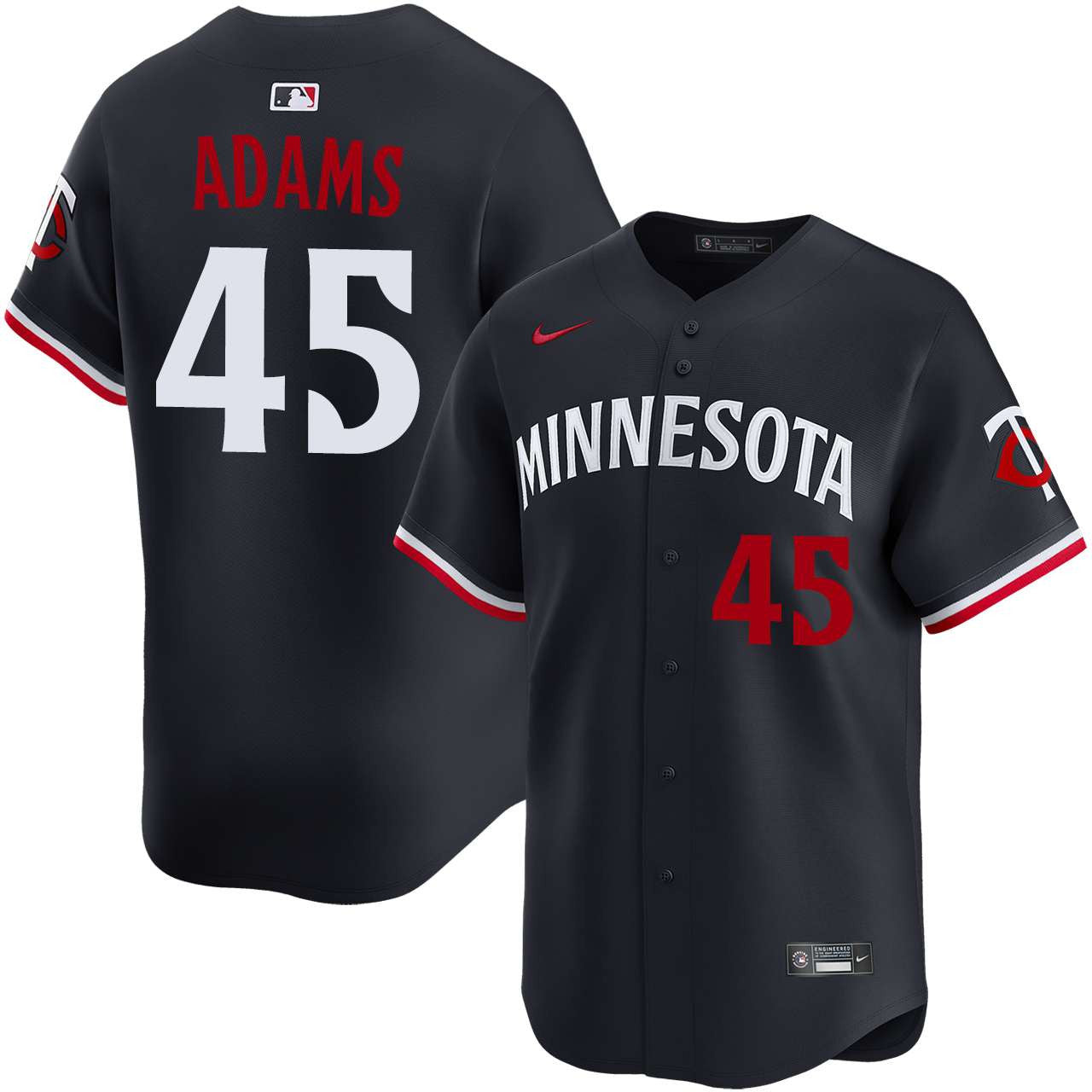 Travis Adams Minnesota Twins 2026 Alternate Limited Jersey - Navy