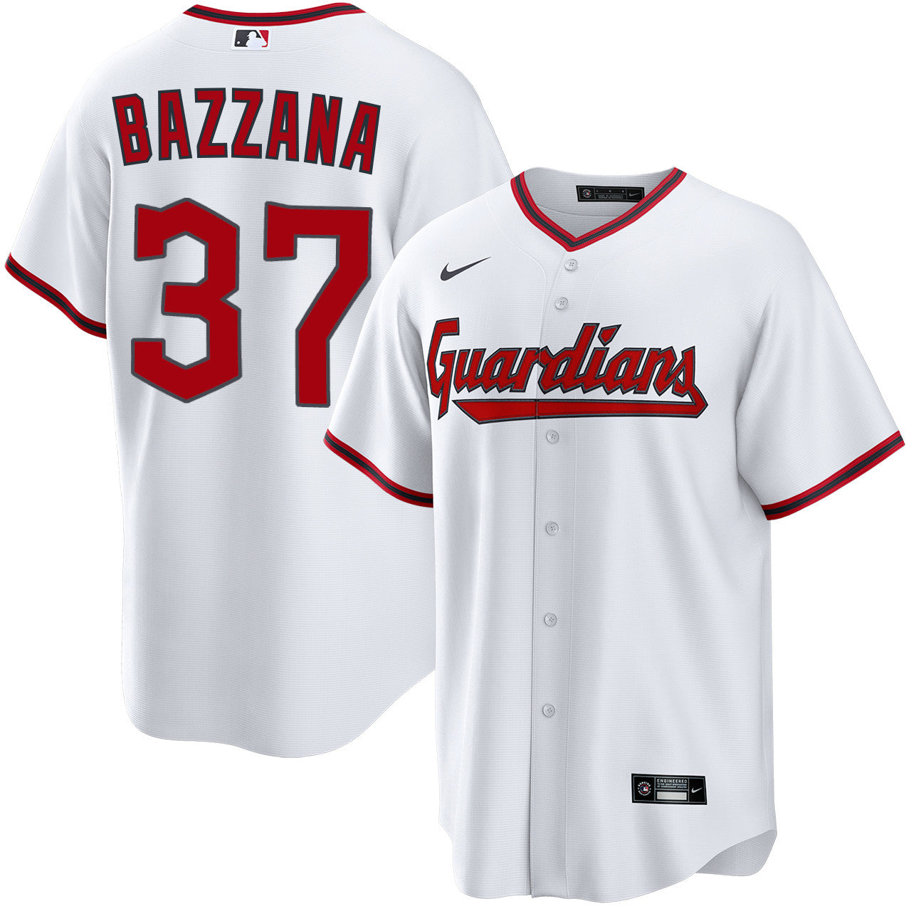 Travis Bazzana Cleveland Guardians 2026 Home Jersey - White