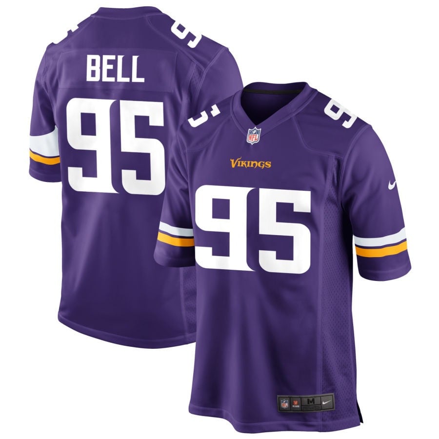 Travis Bell Minnesota Vikings 2025 Game Jersey - Purple