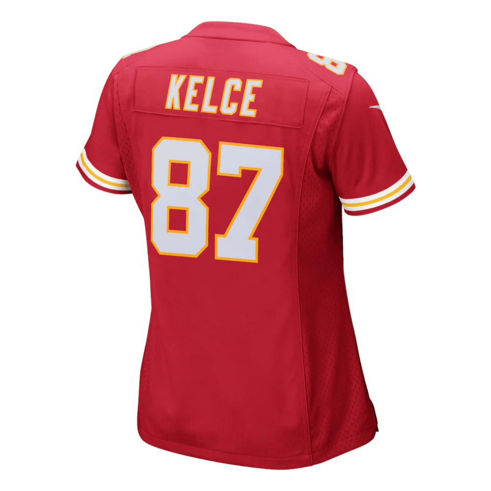 Travis Kelce Kansas City Chiefs 2025 Pro Bowl Patch Game Jersey - Red - Image 2