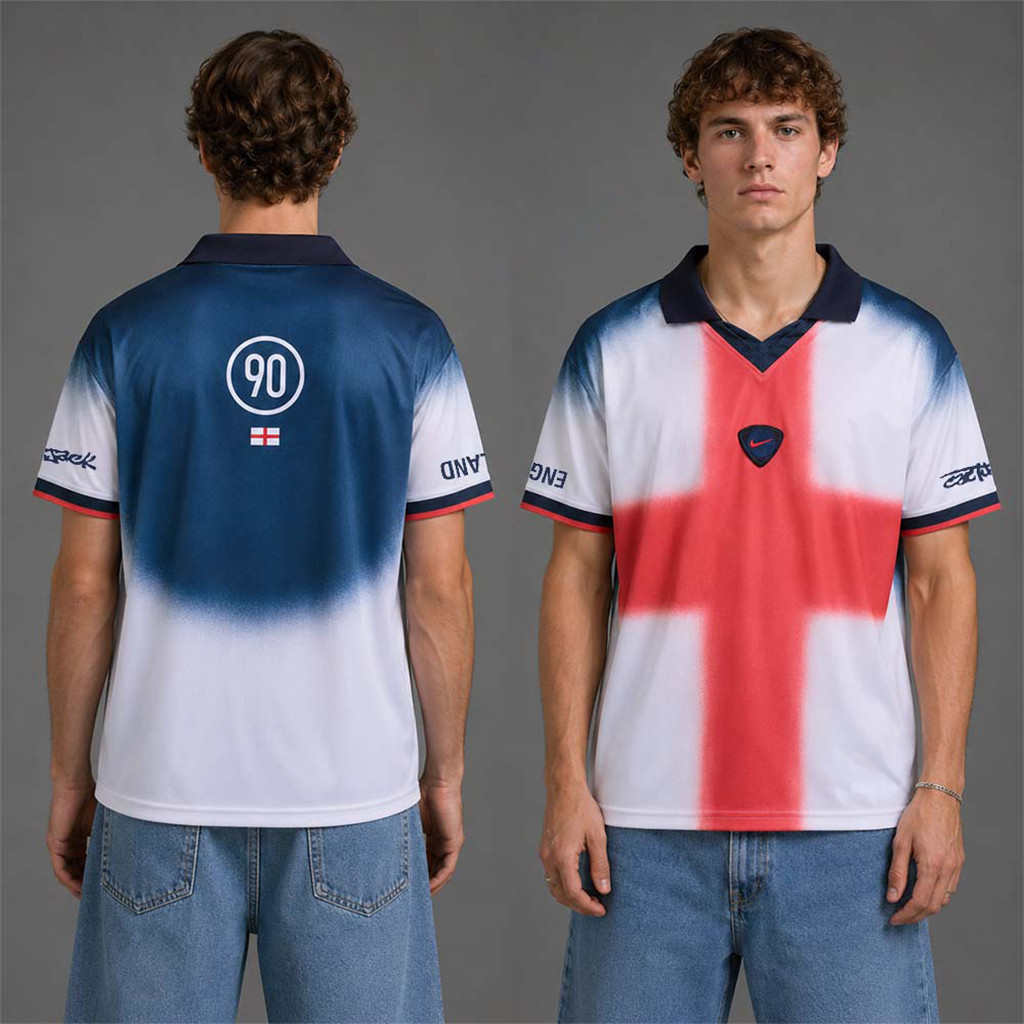 Travis Scott Cactus Jack X FIFA World Cup 2026 England Total 90 Retro Jersey FIFA WC Merch