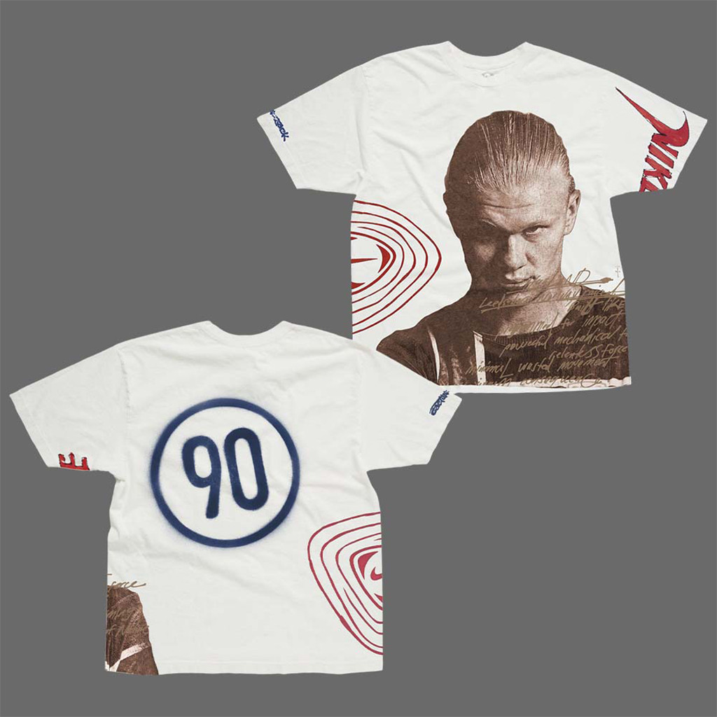 Travis Scott Catus Jack X Athletes Series Haaland T-Shirt #9 Erling Haaland Merch Fan Apparel