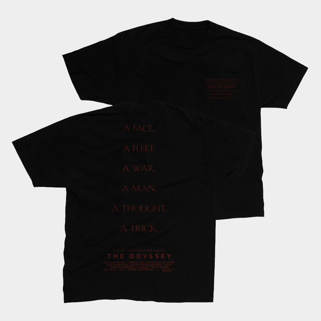 Travis Scott Merch 2026 Cactus Jack X The Odyssey X Imax Bard T-Shirt Black Him Gifts