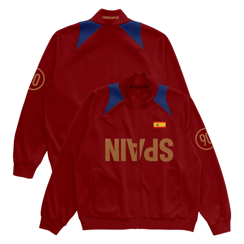 Travis Scott Merch 2026 CJ X Spain Total 90 Anthem Jacket Travis Scott FIFA Merch Gift For Fans