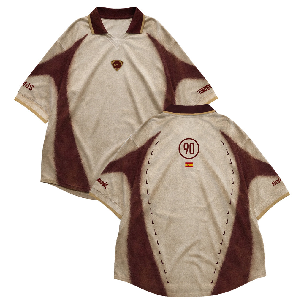 Travis Scott Merch 2026 CJ X Spain Total 90 Retro Jersey Travis Scott FIFA Merch Rap Fan Gifts