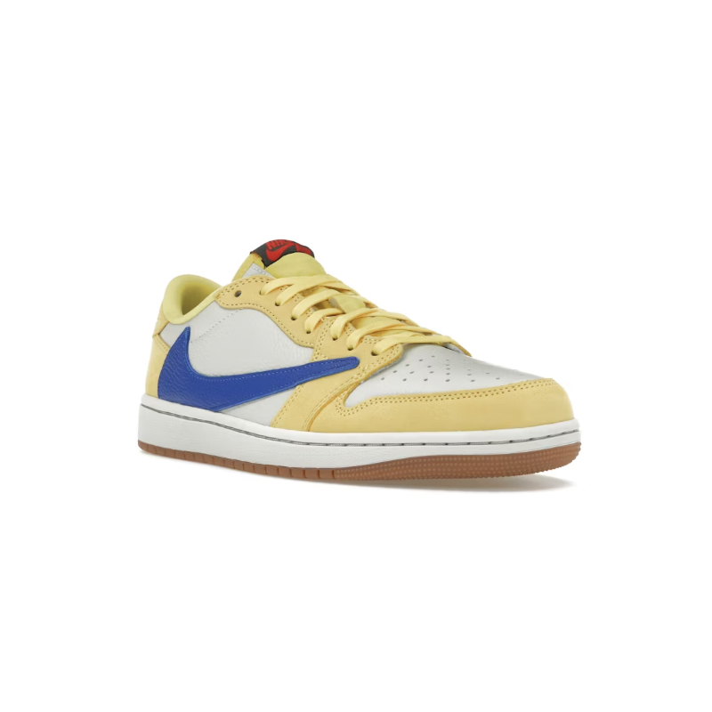 Travis Scott x Air Jordan 1 Retro Low OG SP 'Canary' Sneakers - DZ4137-700 - Image 4