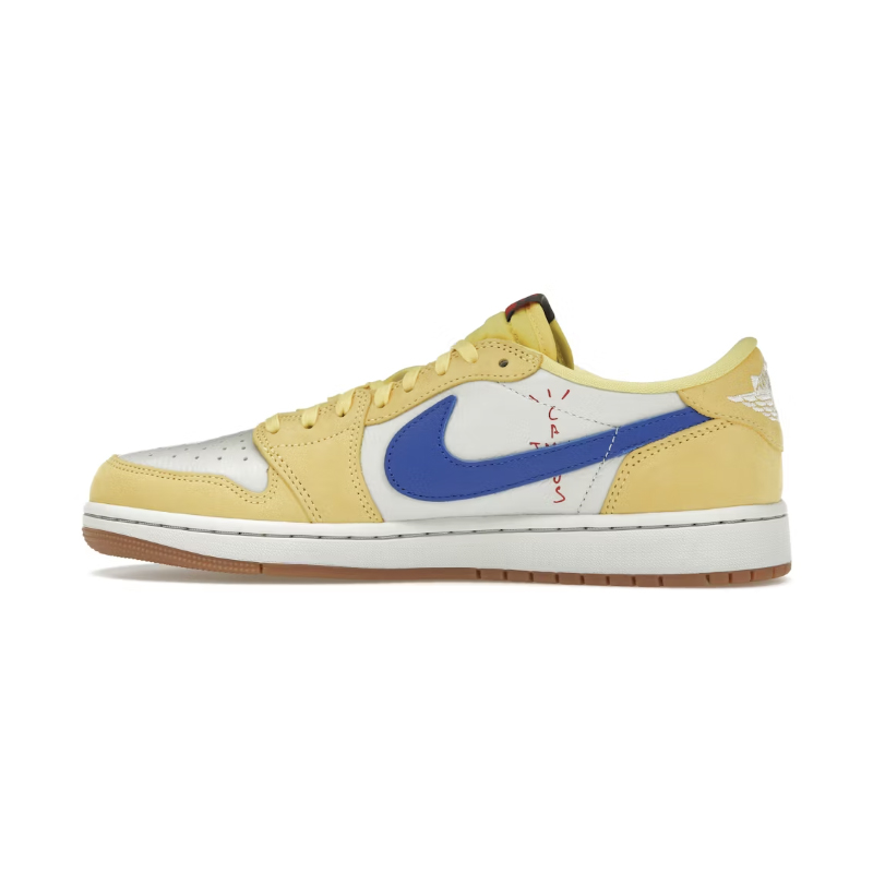 Travis Scott x Air Jordan 1 Retro Low OG SP 'Canary' Sneakers - DZ4137-700 - Image 2